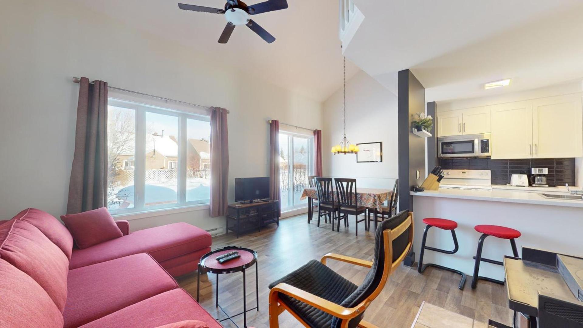 Hebergement Mont-Ste-Anne Condos Beaupré Pokoj fotografie